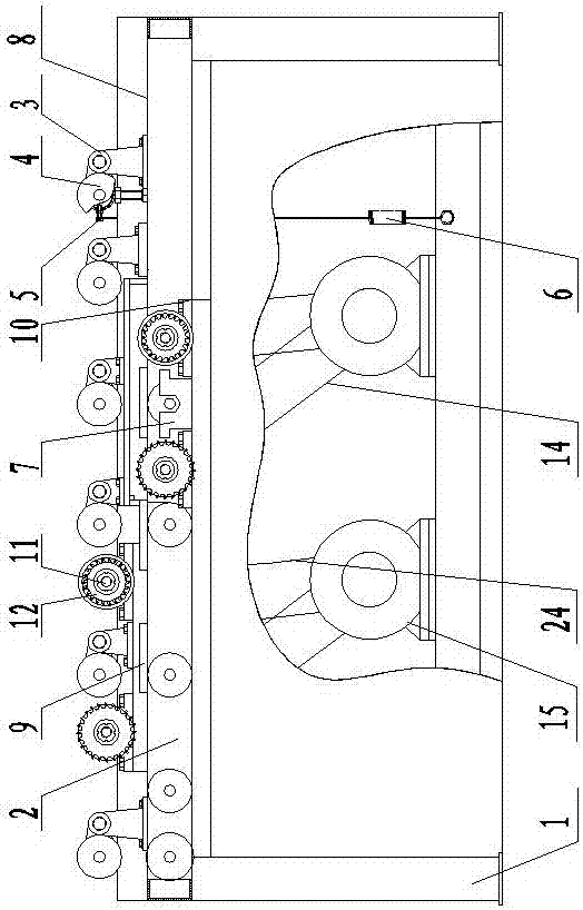 Combined multi-blade saw device and sawing method