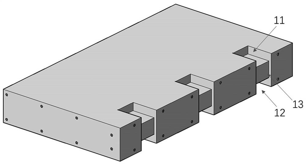 A fully precast concrete floor connecting node