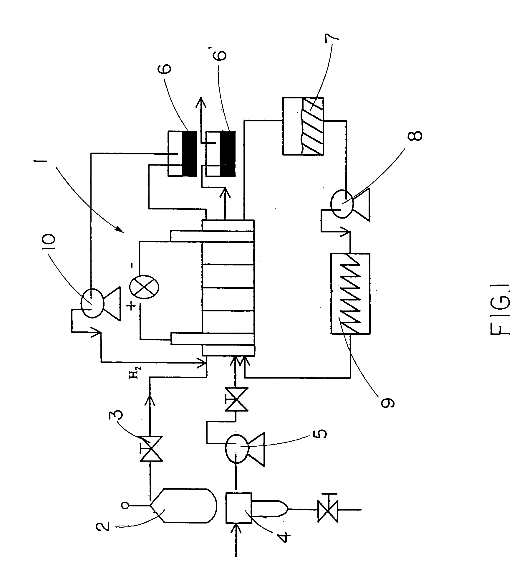 Fuel cell with particulates blocking device