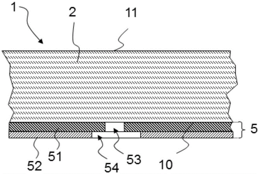 Method for producing a glass ceramic element with patterned coating