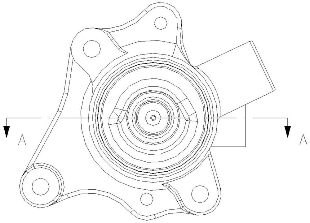 A locking mechanism for a P-speed hydraulic parking actuator of an automobile gearbox and reducer