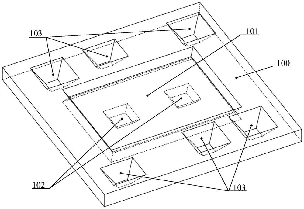 Mems resonant pressure sensor and manufacturing process based on si-si-si-glass wafer bonding technology