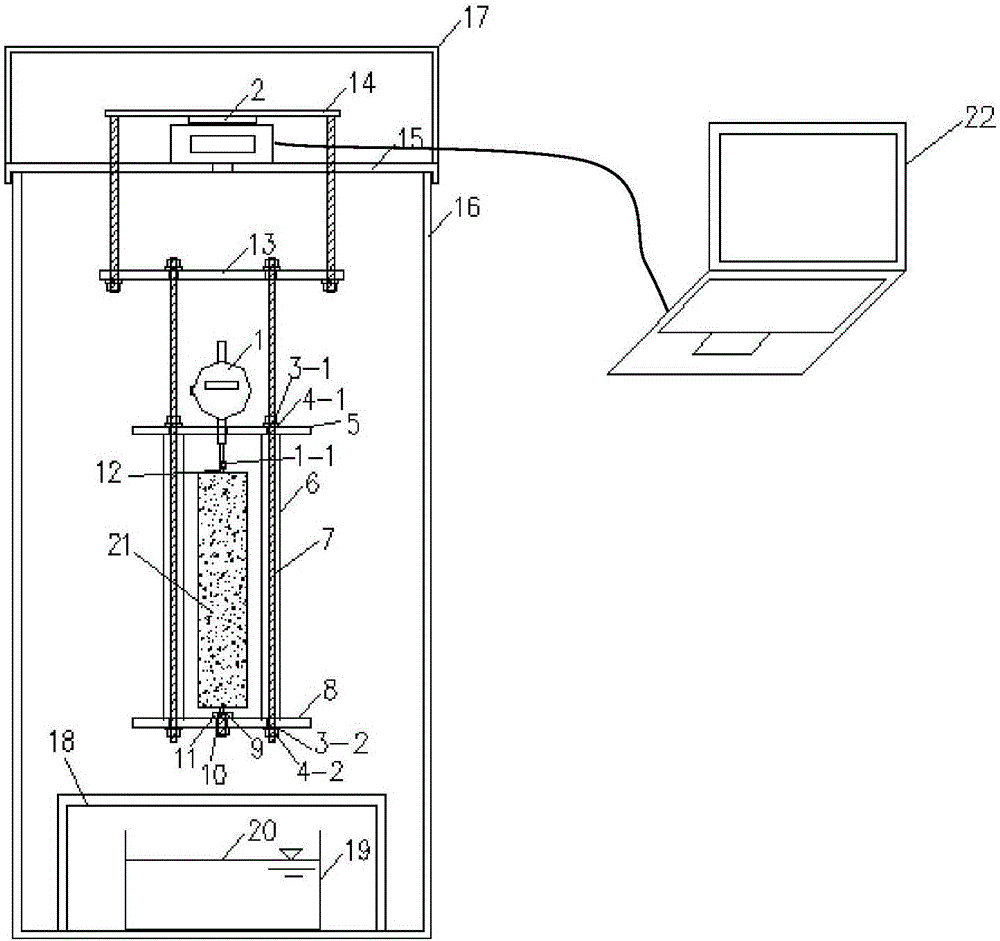 Wall brick hygroscopic-expansion-deformation dynamic testing instrument and testing method