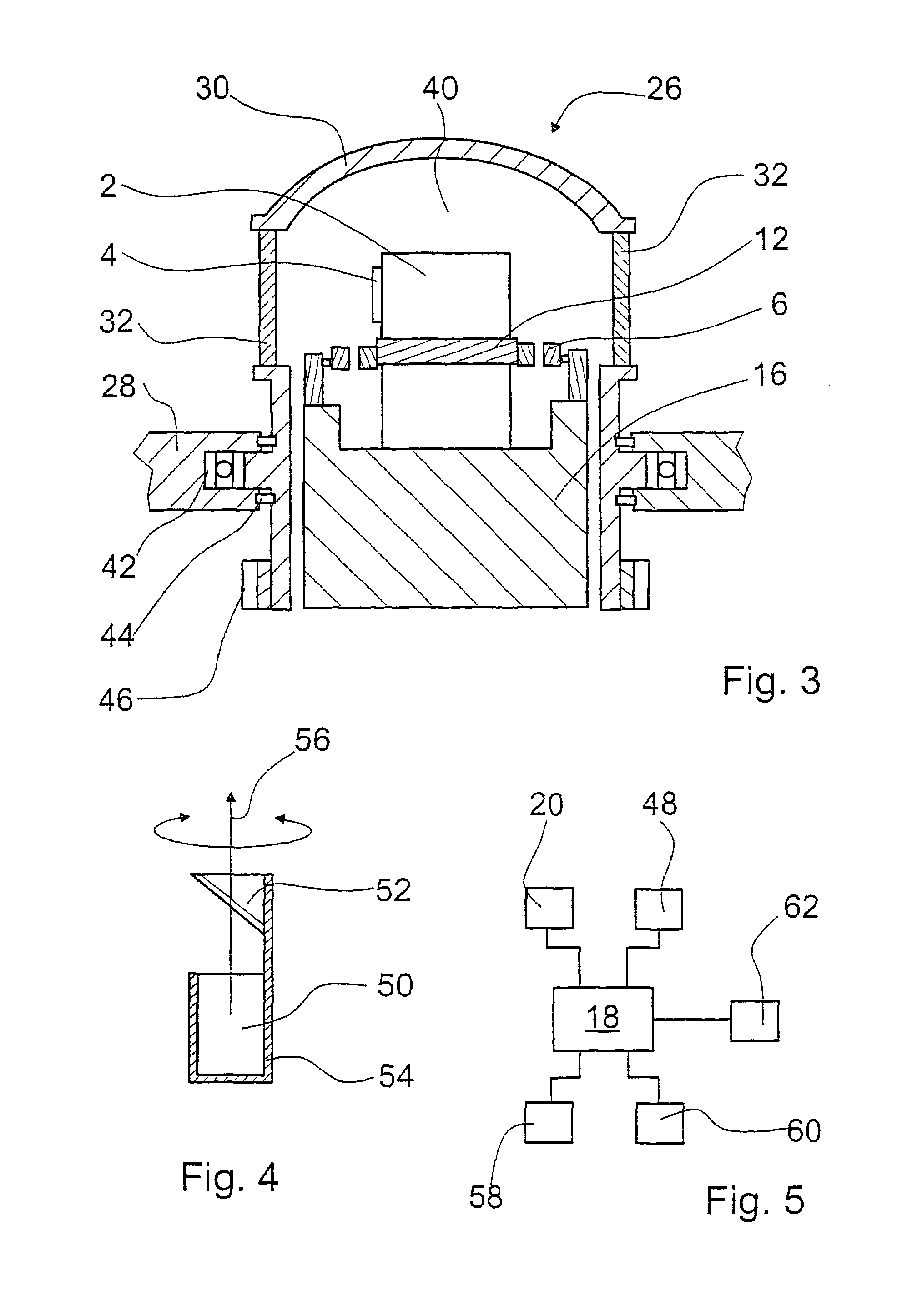 Aircraft fuselage element and method of taking a number of pictures