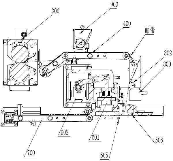 A new type of noodle belt conveying punching method