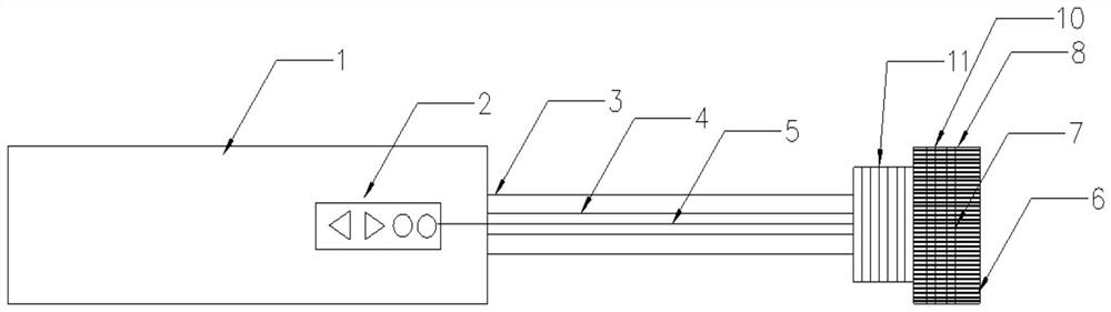 Needle curtain screwdriver