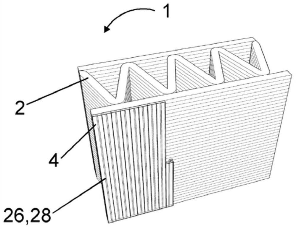 Method and device for producing reinforced concrete component, and concrete component