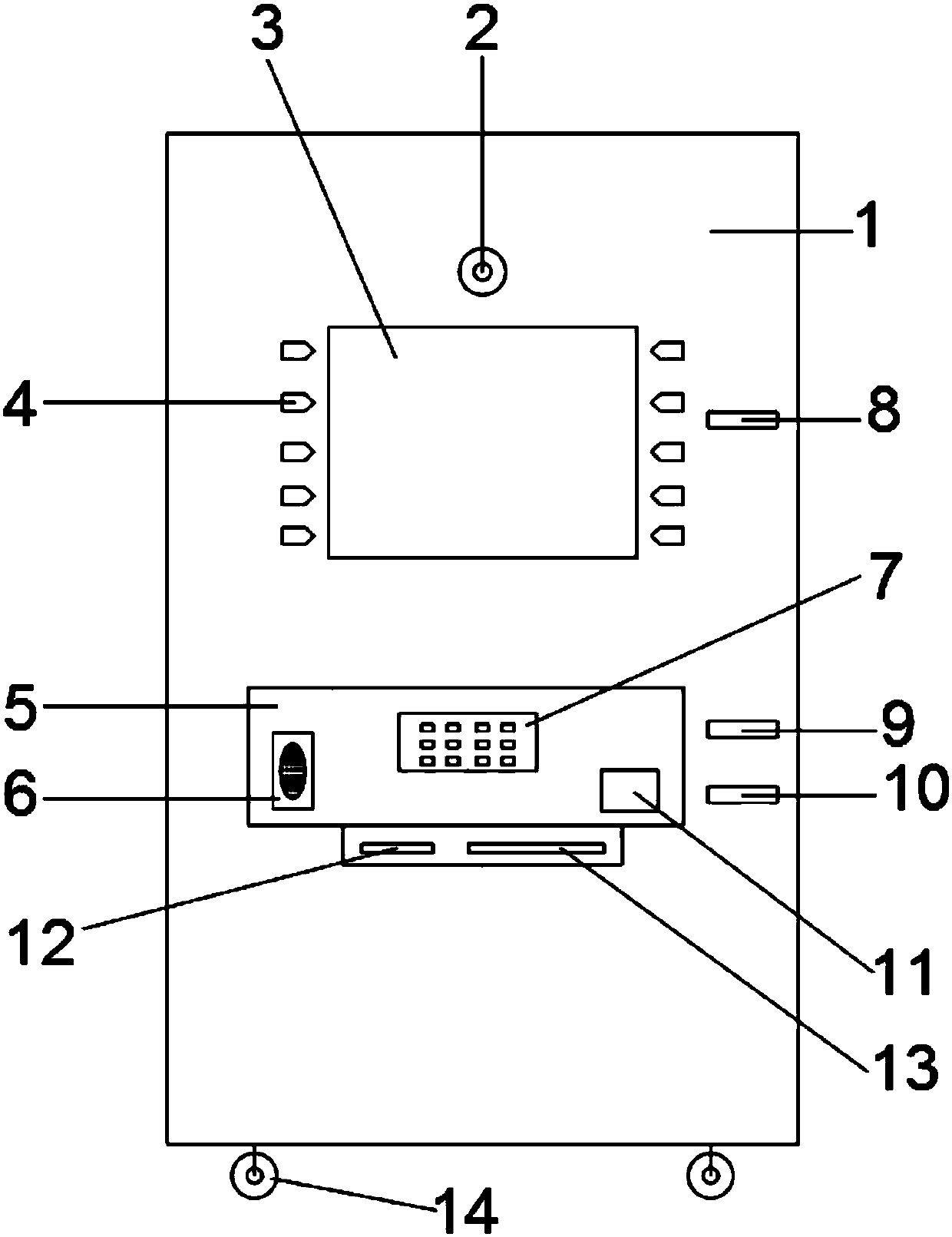 Life service self-service terminal equipment based on visual identification