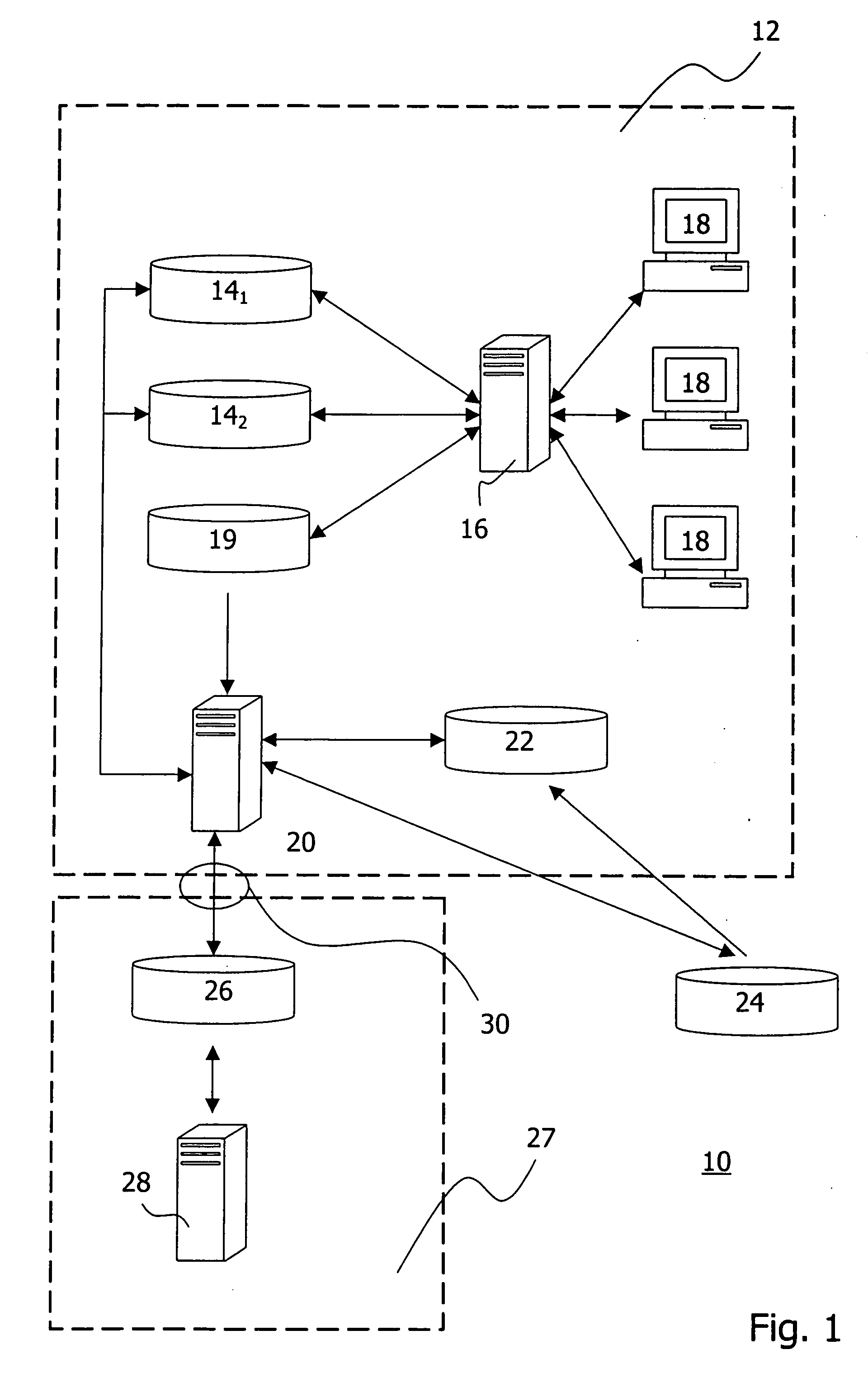 Generation of anonymized data records from productive application data