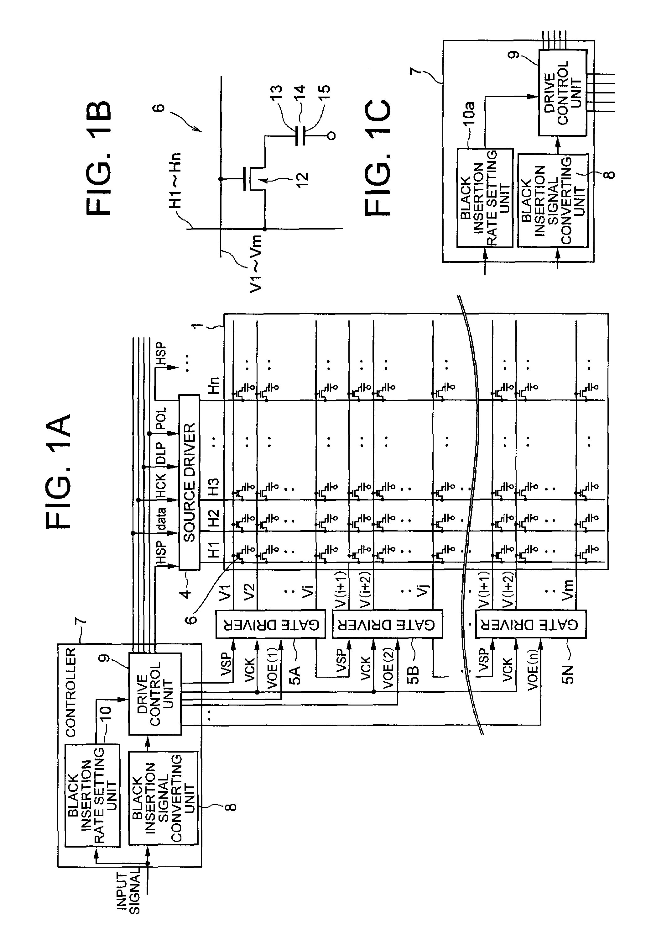 Hold type image display system