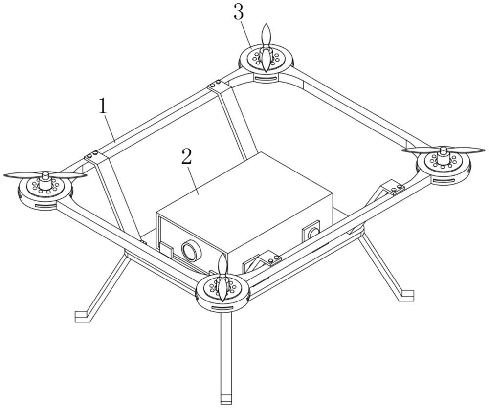 Unmanned aerial vehicle carried light equipment for detecting power transmission line based on ultraviolet light