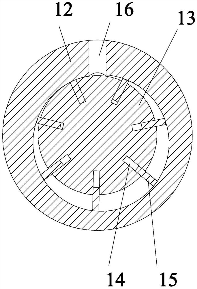 Ionization type air compressor oil-gas separation structure