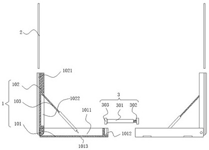 A safety support structure for building foundation pit construction