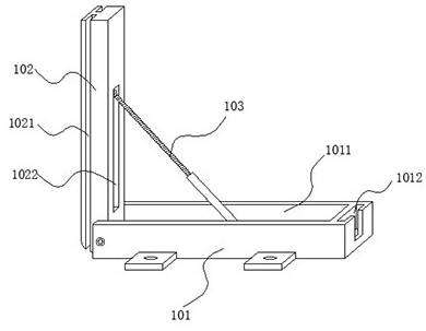 A safety support structure for building foundation pit construction