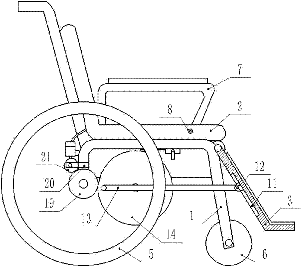 A patient's independent inflatable exercise rehabilitation wheelchair