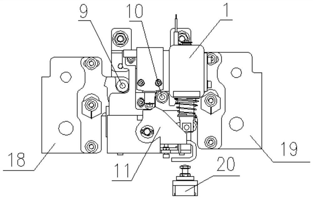 An electric locking device for subway screen doors