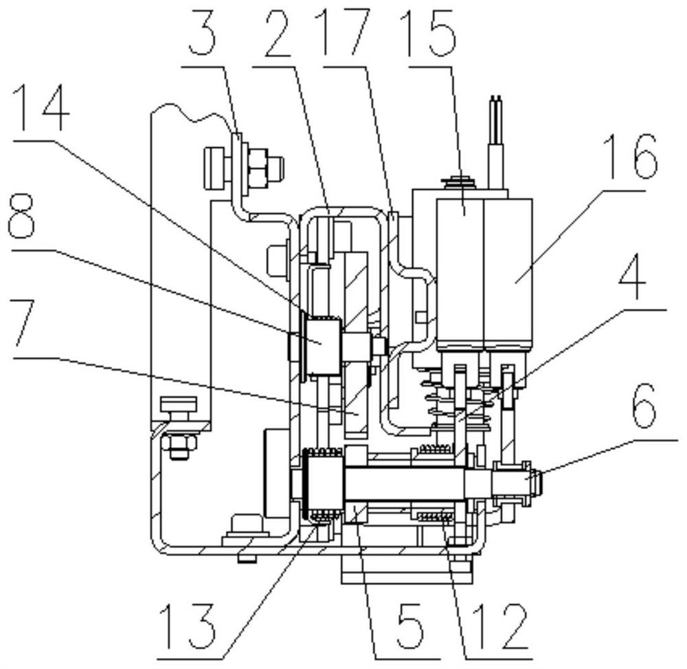 An electric locking device for subway screen doors