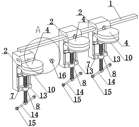 Cubic aluminum plastic pipe shell breaking device