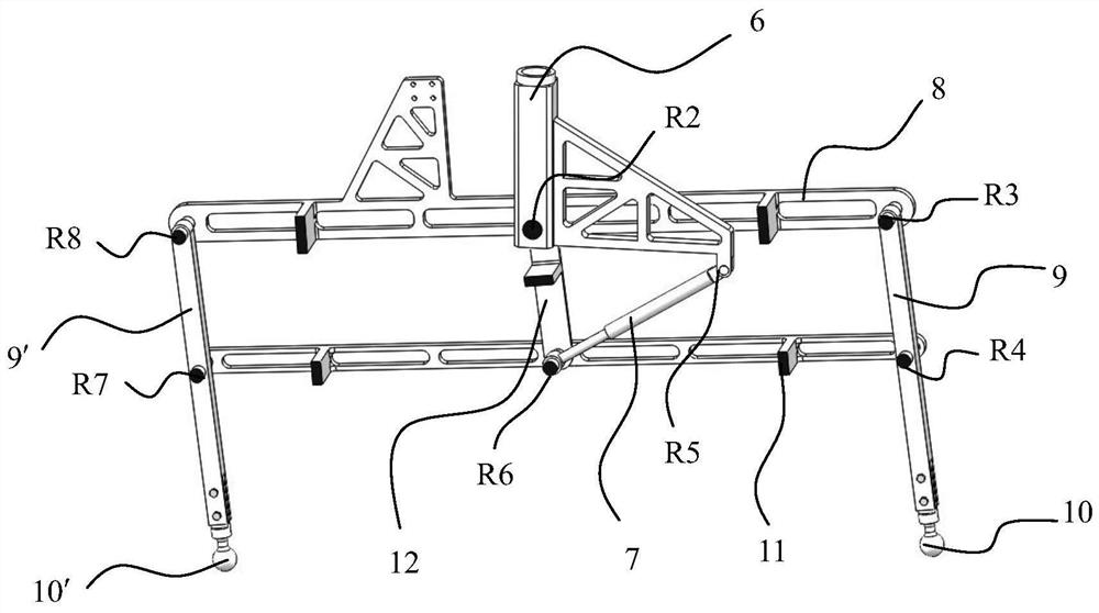 A hexapod walking robot