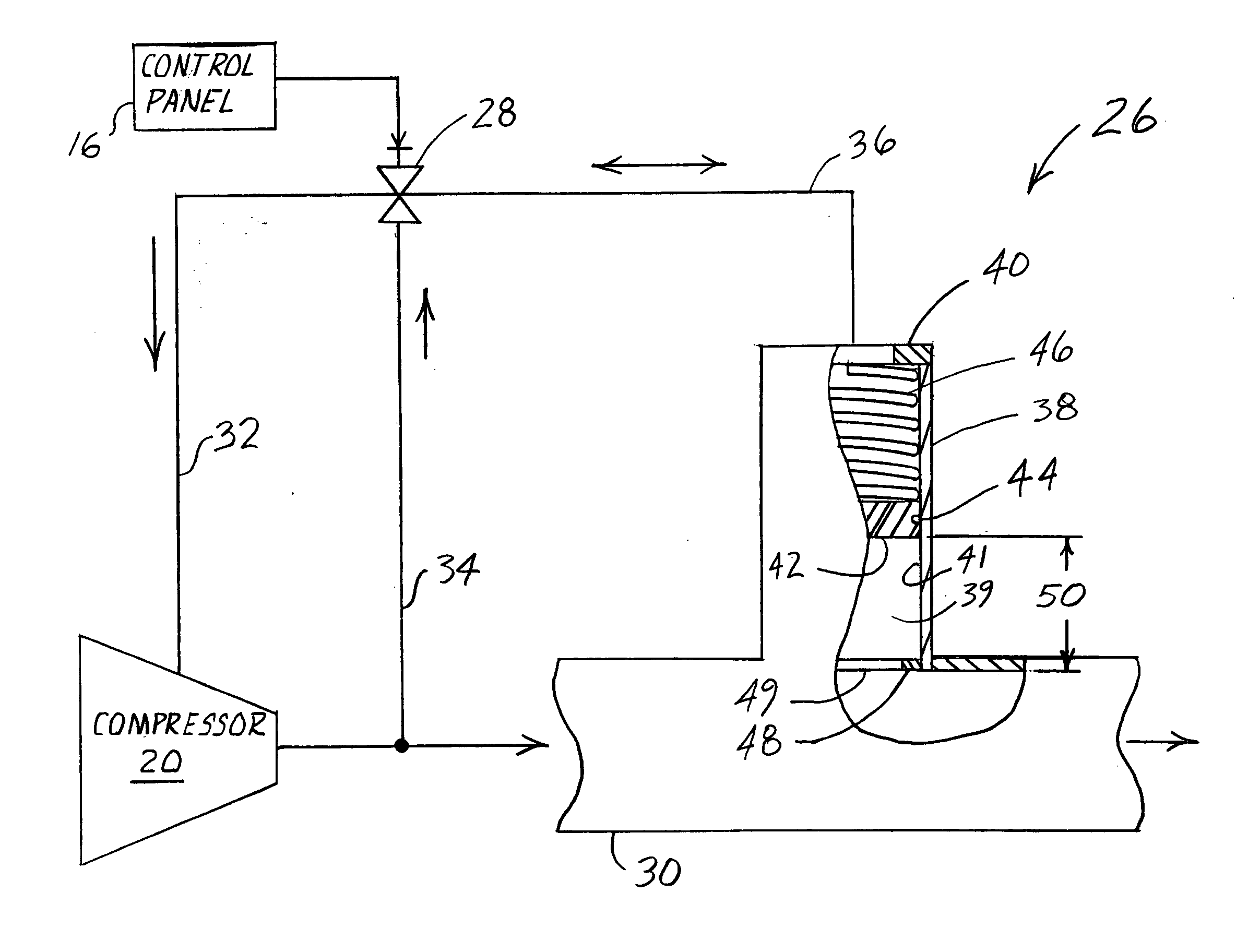 Apparatus and method of sound attenuation in a system employing a VSD and a quarter-wave resonator
