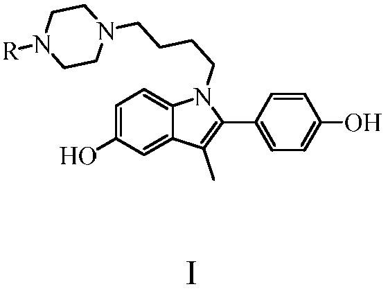 Indole derivatives containing piperazinyl group and its preparation method and application
