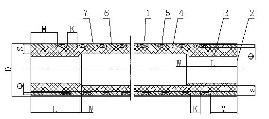 Composite type plastic pipe with wound netting wire and strengthened bell mouth and manufacturing process thereof