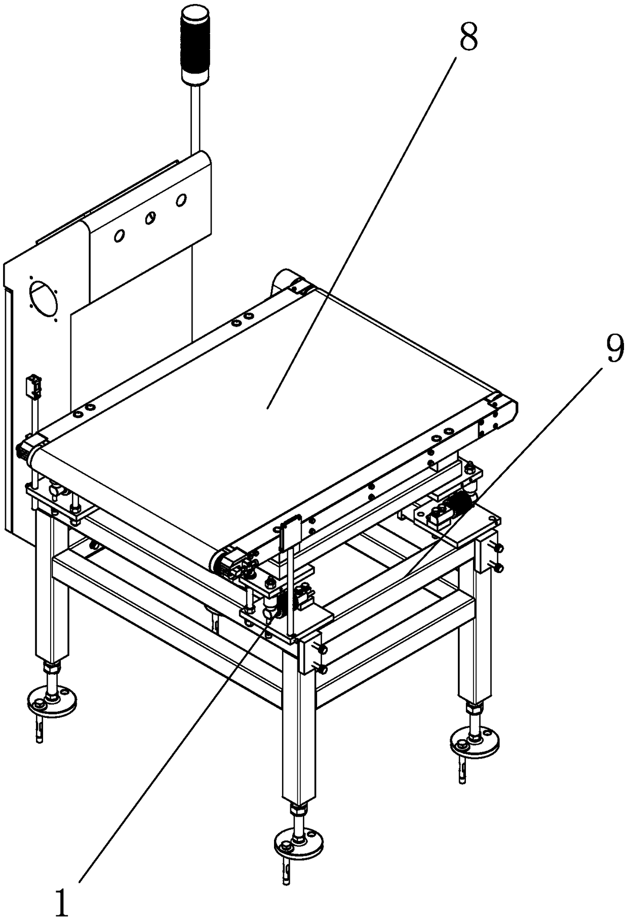 Fast installation method for bellows weighing sensors