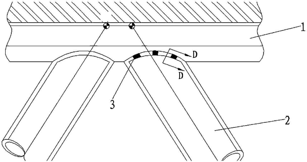 Welding method for TKY joints of steel structure