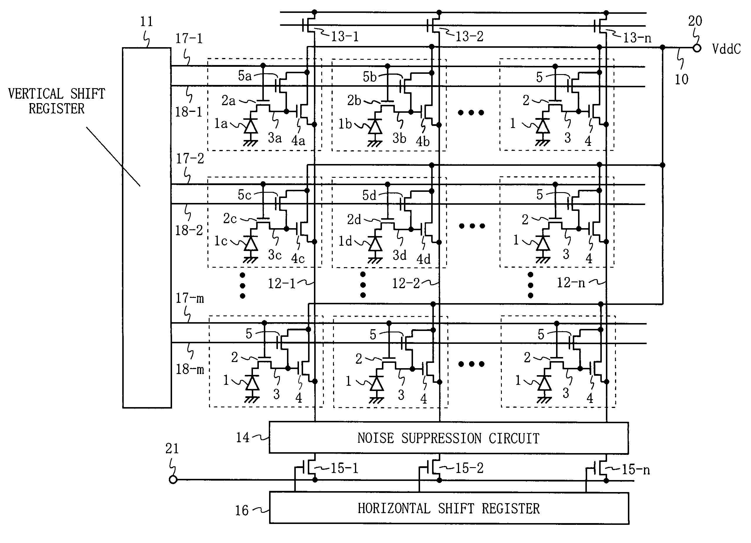 Solid-state imaging device driving method