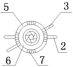 A system for correcting the position deflection angle of an intelligent terminal