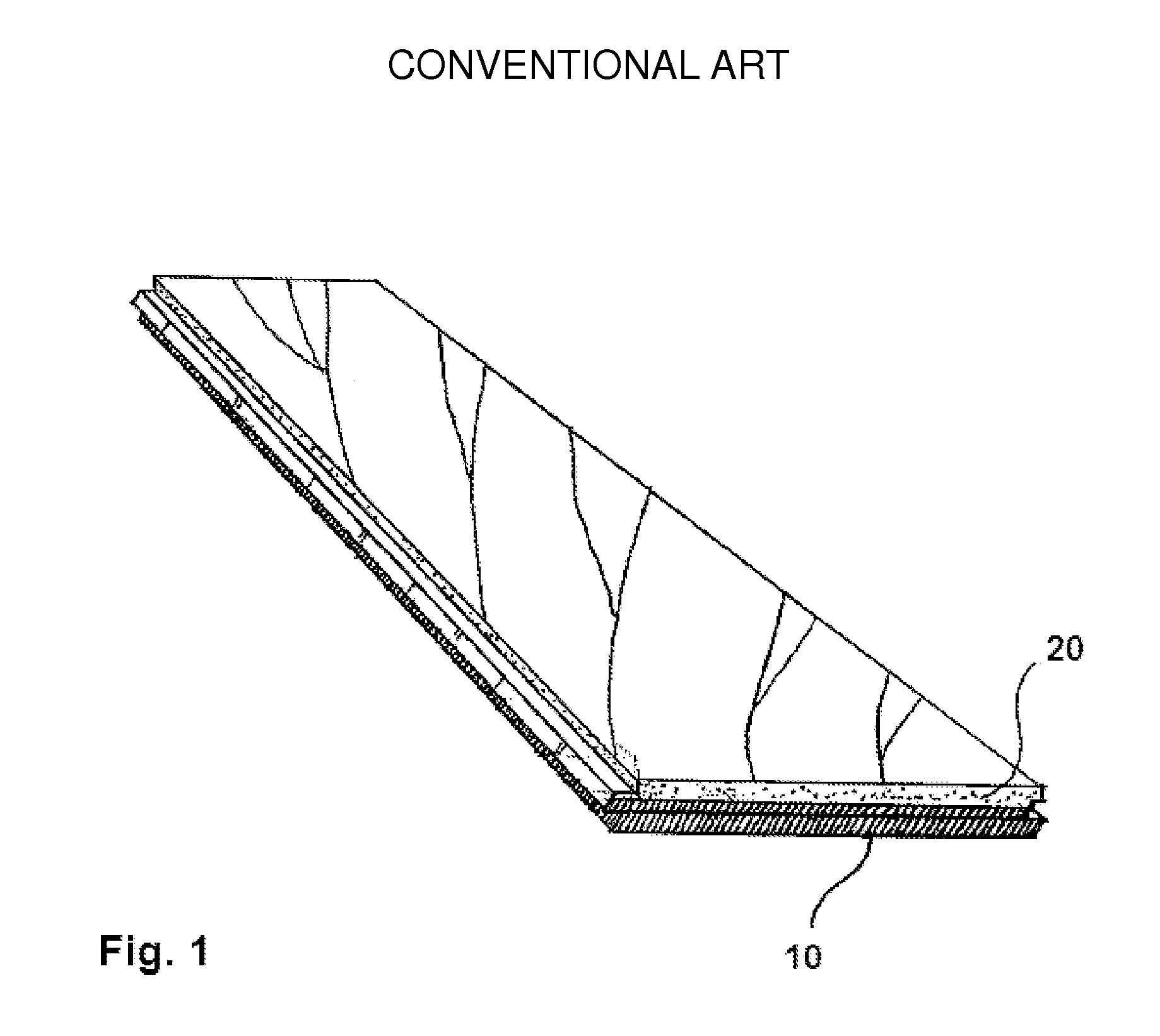 Compose stave flooring, production method thereof, and corrective maintenance of same
