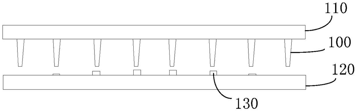 Curved liquid crystal panel and display device