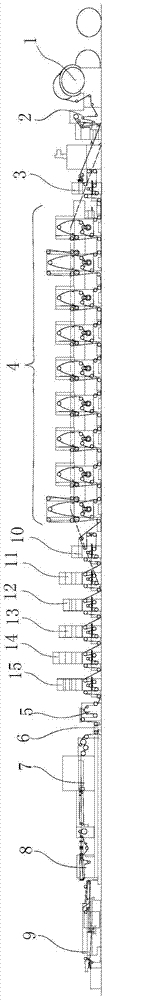 Multifunctional integrated intaglio printing press and machining process thereof