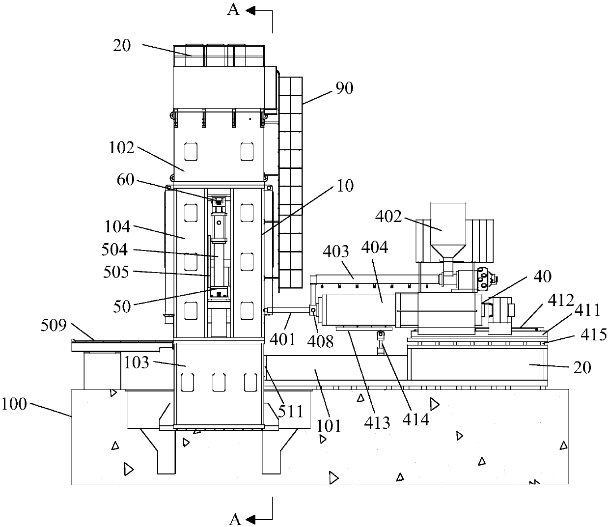 Ultra-large plastic forming equipment