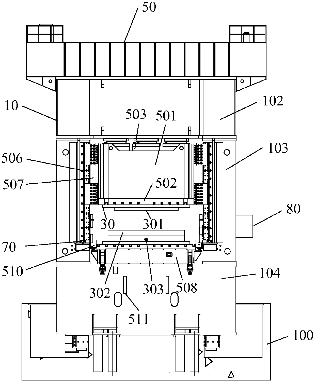 Ultra-large plastic forming equipment