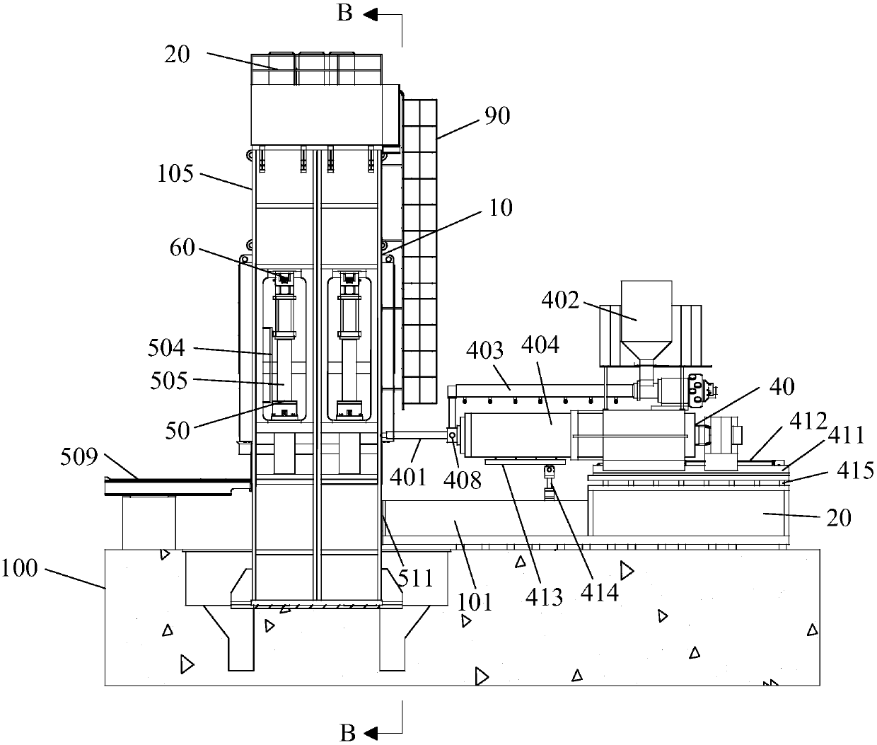 Ultra-large plastic forming equipment