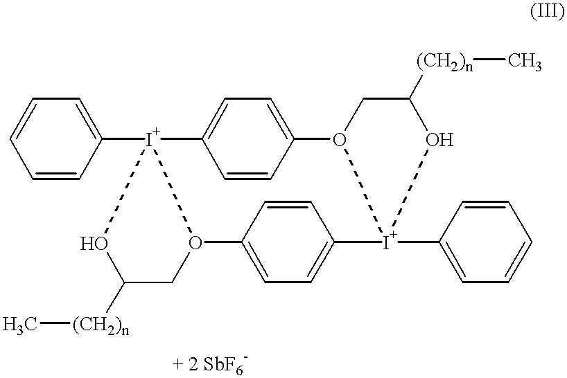 Iodonium salt photoinitiators containing urethane groups for cationic curing