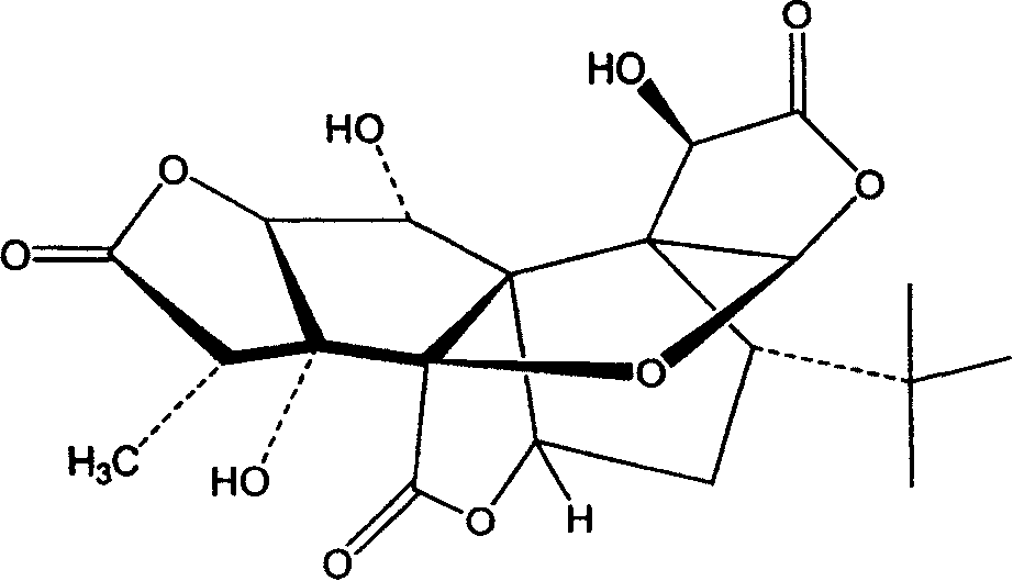 Fat emulsion of biobalide B and preparation method