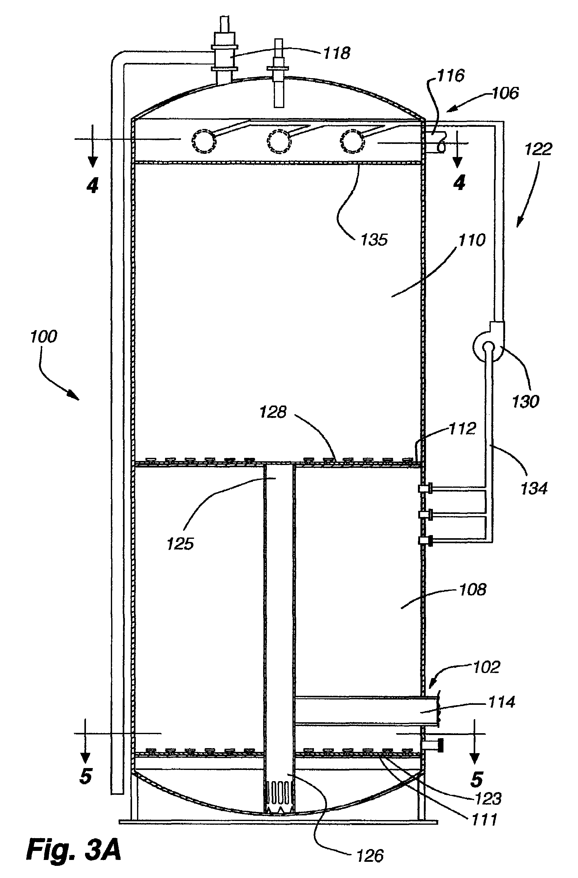 System and apparatus for purging absorptive materials used in the removal of contaminates from an aqueous medium