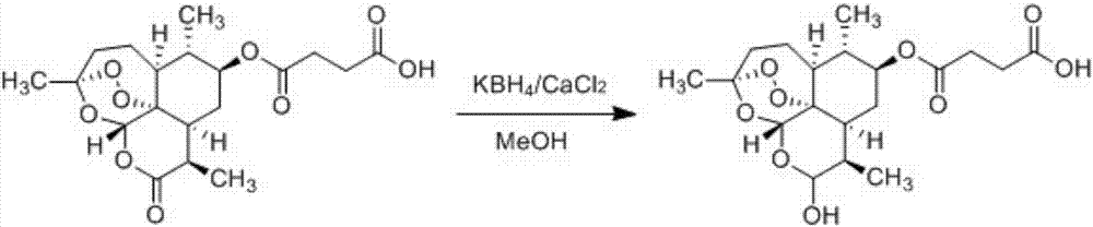 Method for detecting dihydroartemisinin, and used hapten, antigen, antiserum and antibody