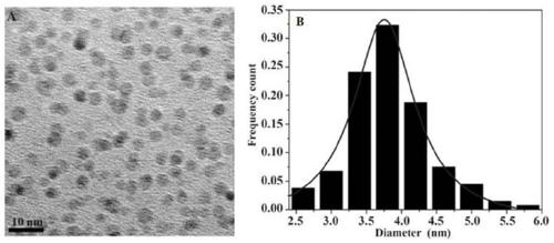 Preparation method and application of nitrogen-sulfur doped carbon quantum dots