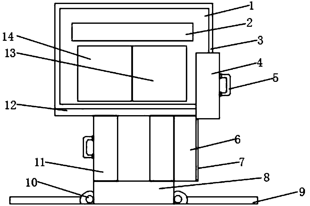 Economic-management demonstration board