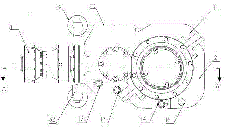 Gearbox used for rail transit vehicle