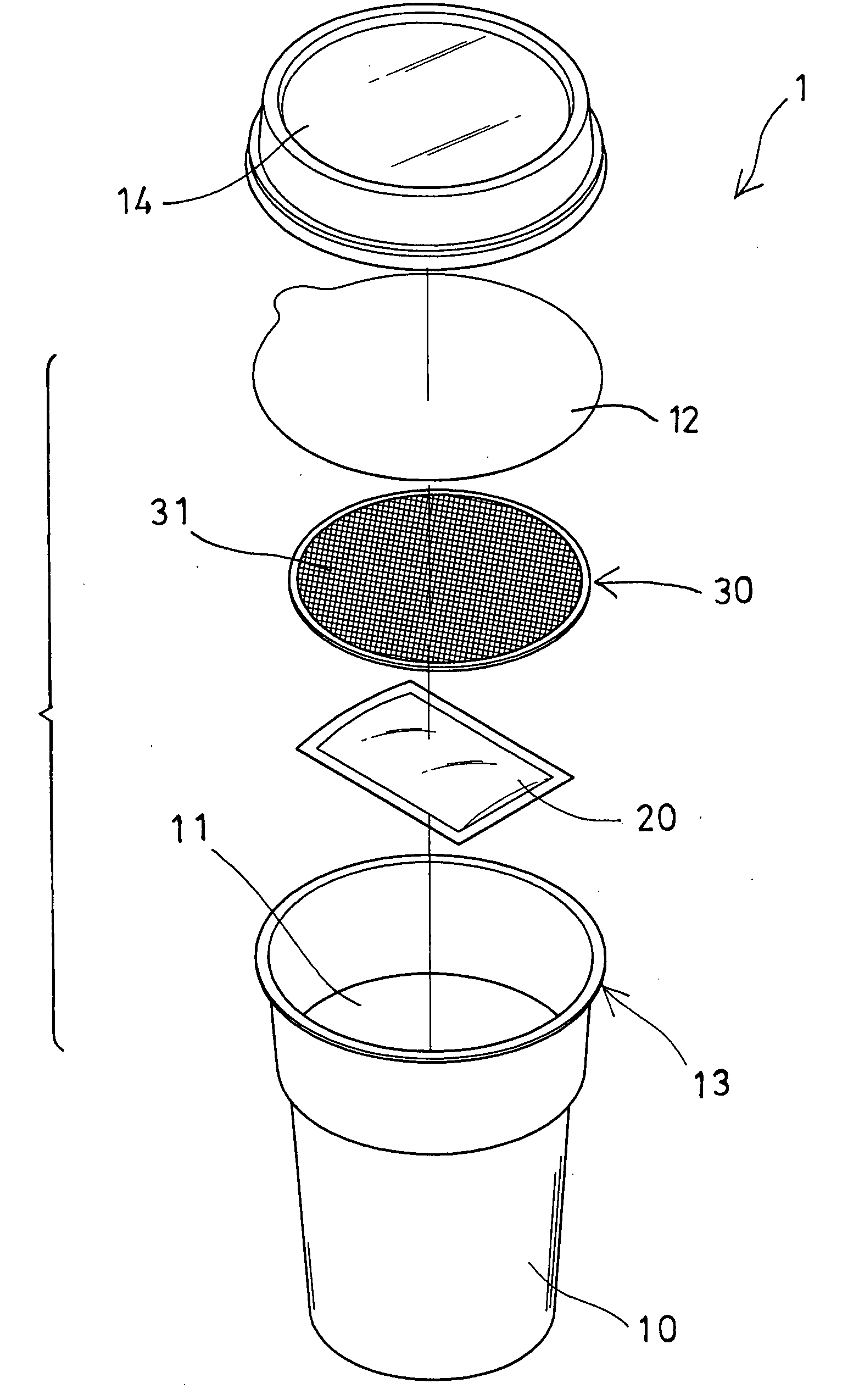 Tea cup device