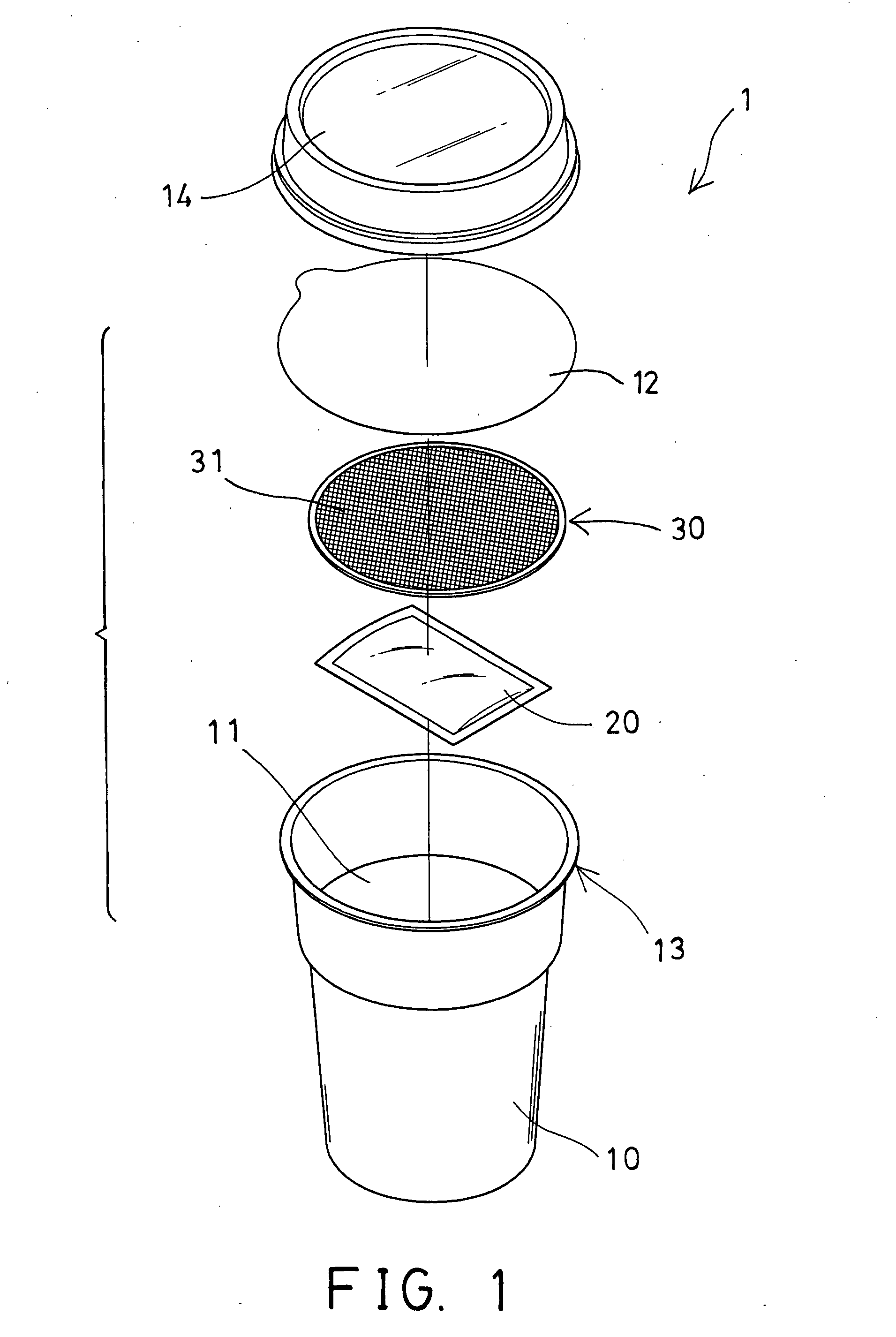 Tea cup device