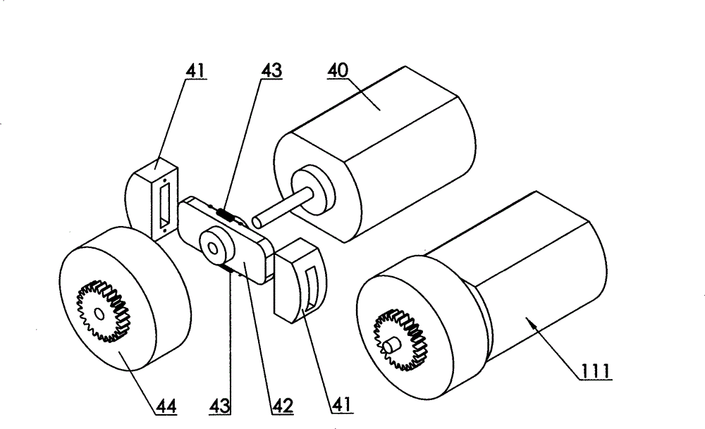 Device for bidirectional knuckle detection driving