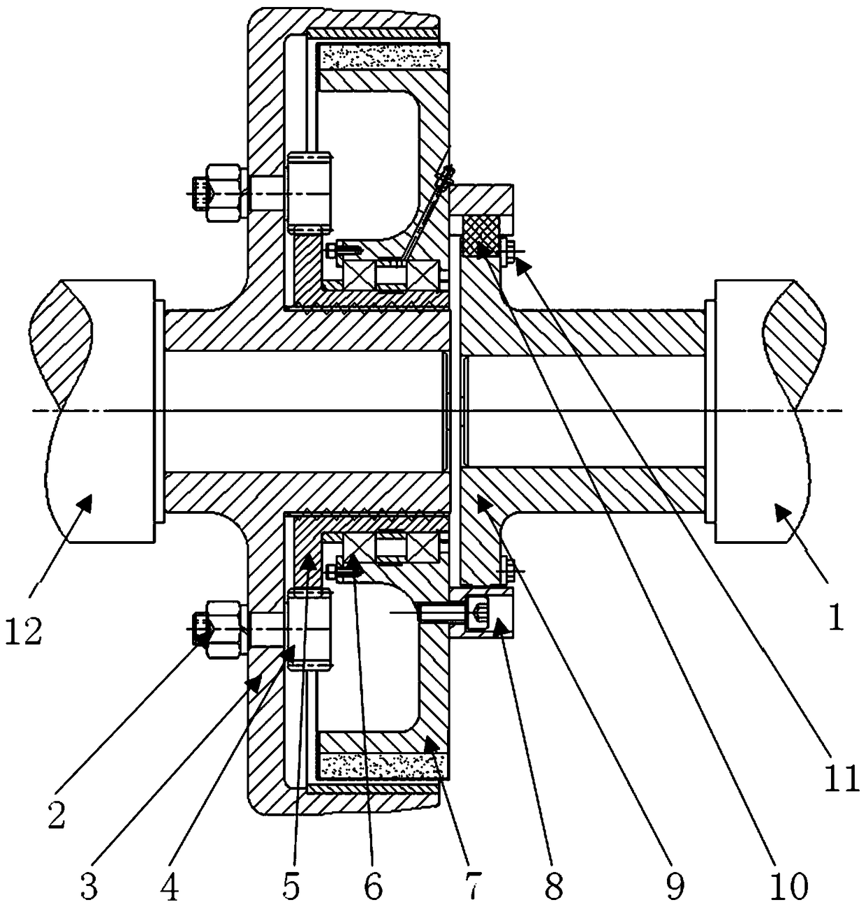 Magnetic eddy current safety speed coupler