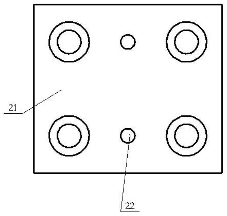 Online detection tool for excircle size of large dense ball bearing ring
