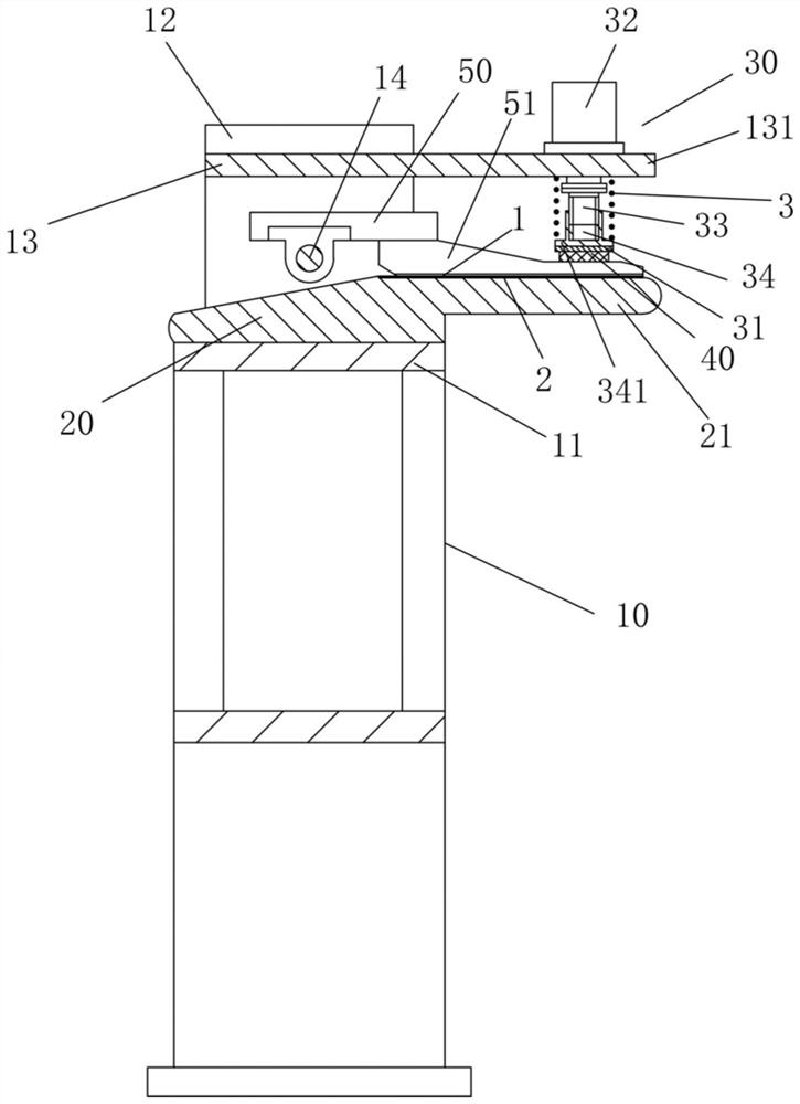 Guiding pressing mechanism for paper conveying