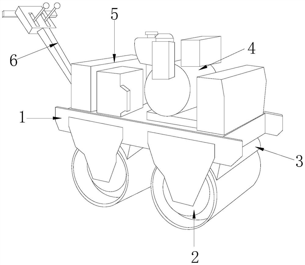 Concrete compacting machine